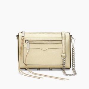 Rebecca minkoff avery cross body bag in gold